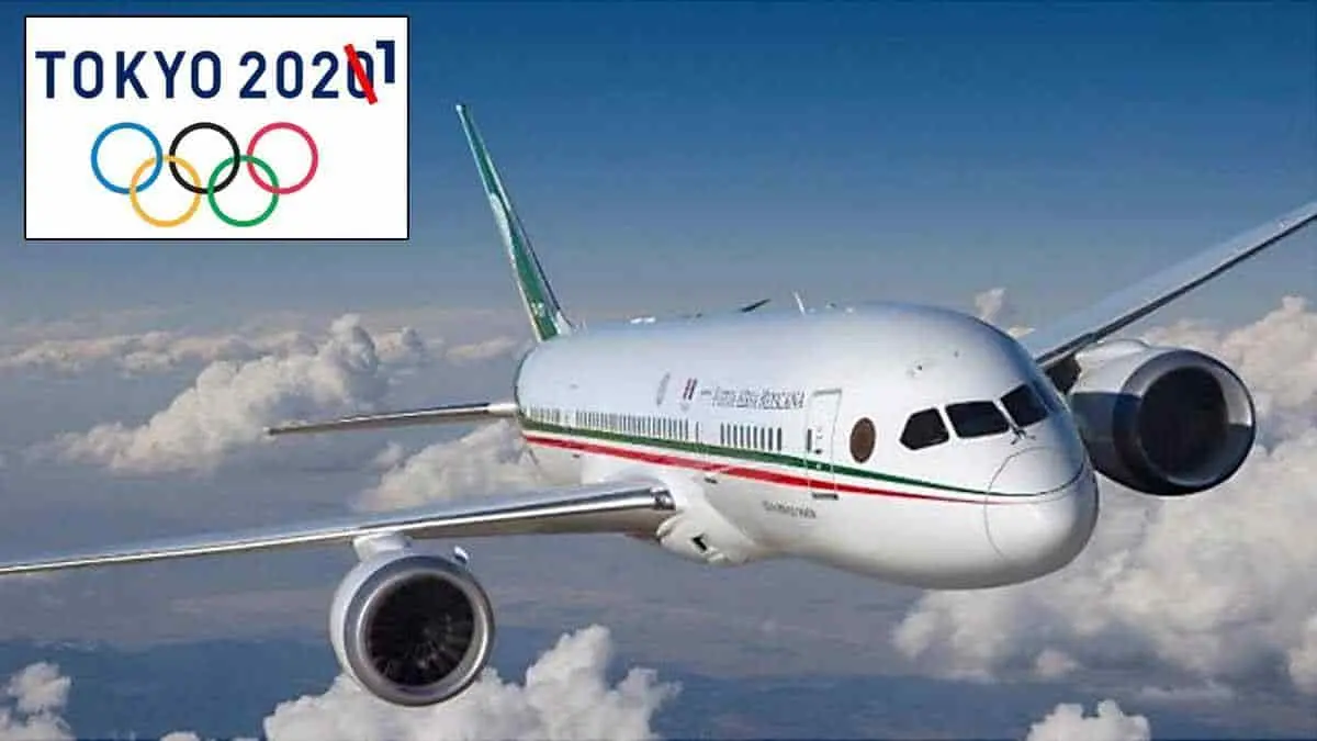 Avión presidencial llevará atletas mexicanos a Juegos Olímpicos de Tokio