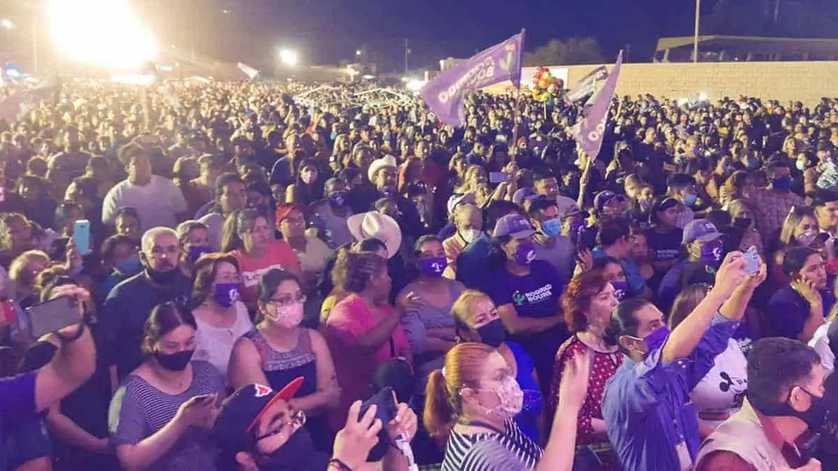 Cierres de campaña desafían al Covid