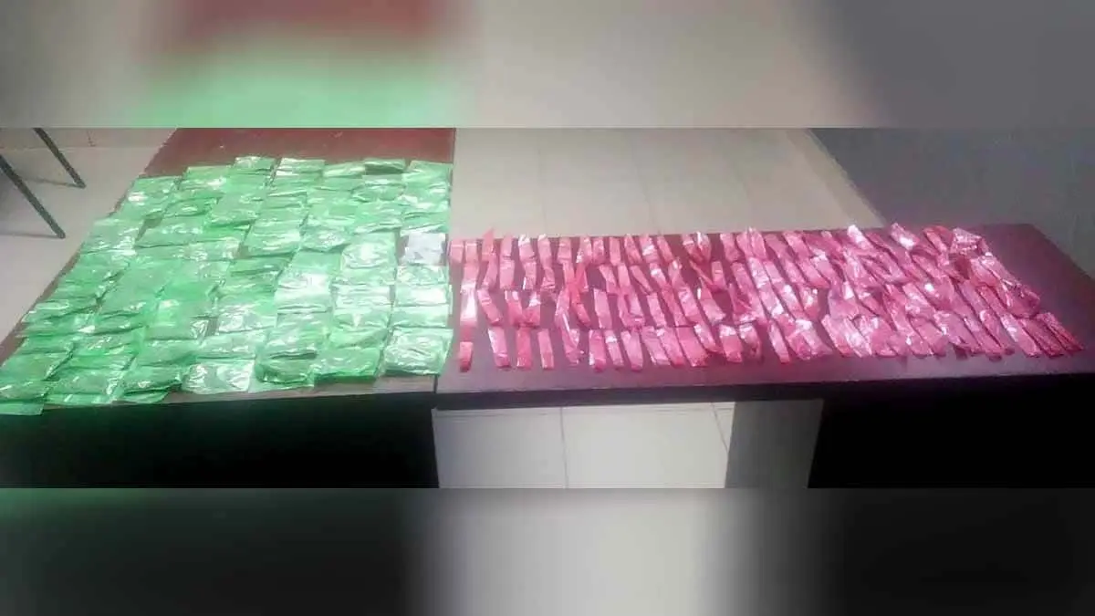 Detienen a uno con 210 envoltorios con droga