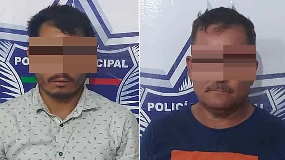 Les echan el guante a 2 tipos armados y con droga