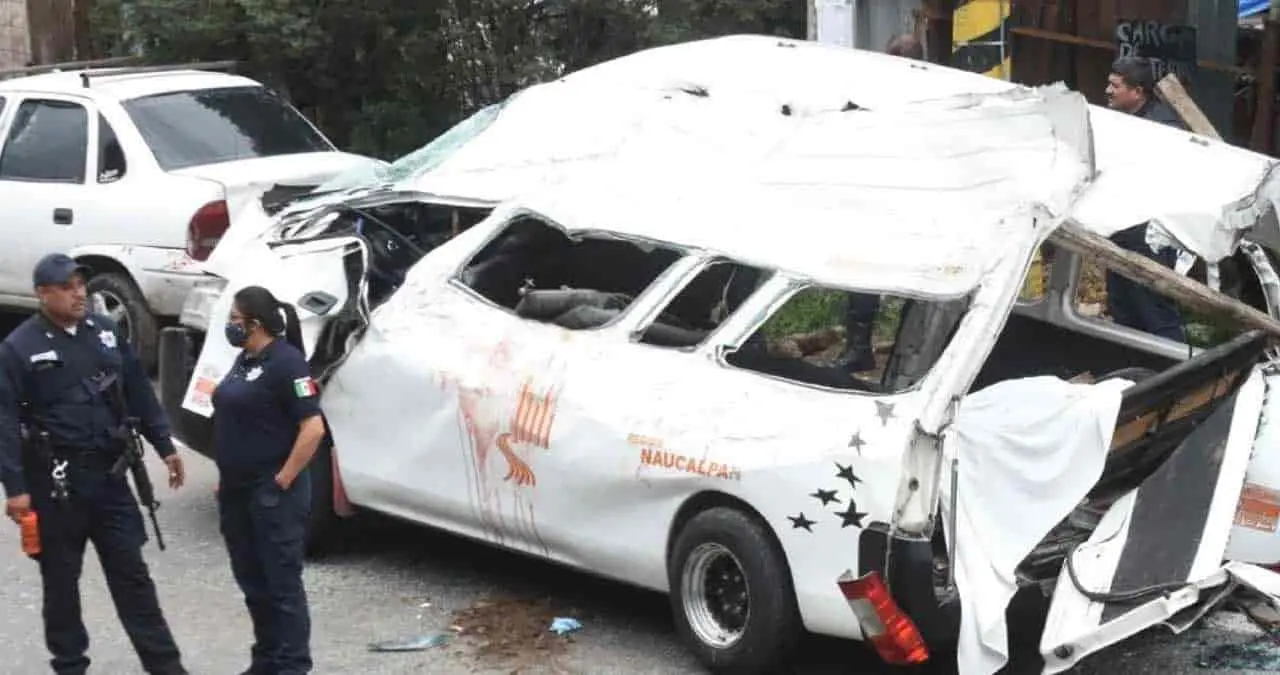 Accidente en la Naucalpan-Toluca deja un muerto y varios lesionados