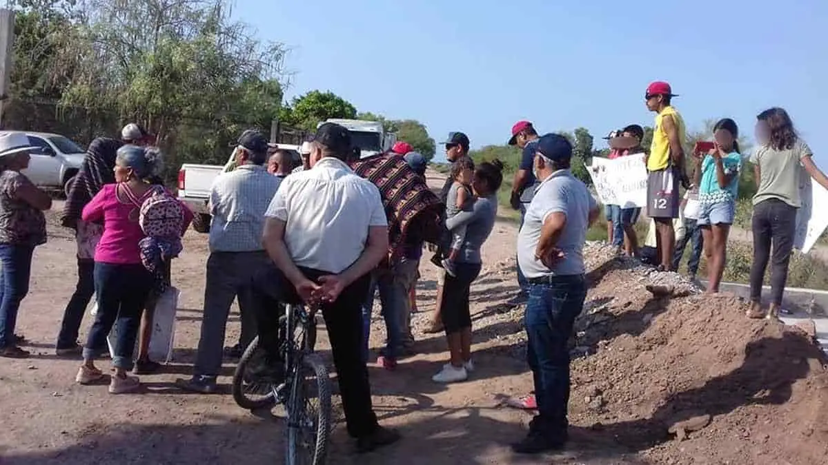 Protestan en Huatabampo por saqueos de agua