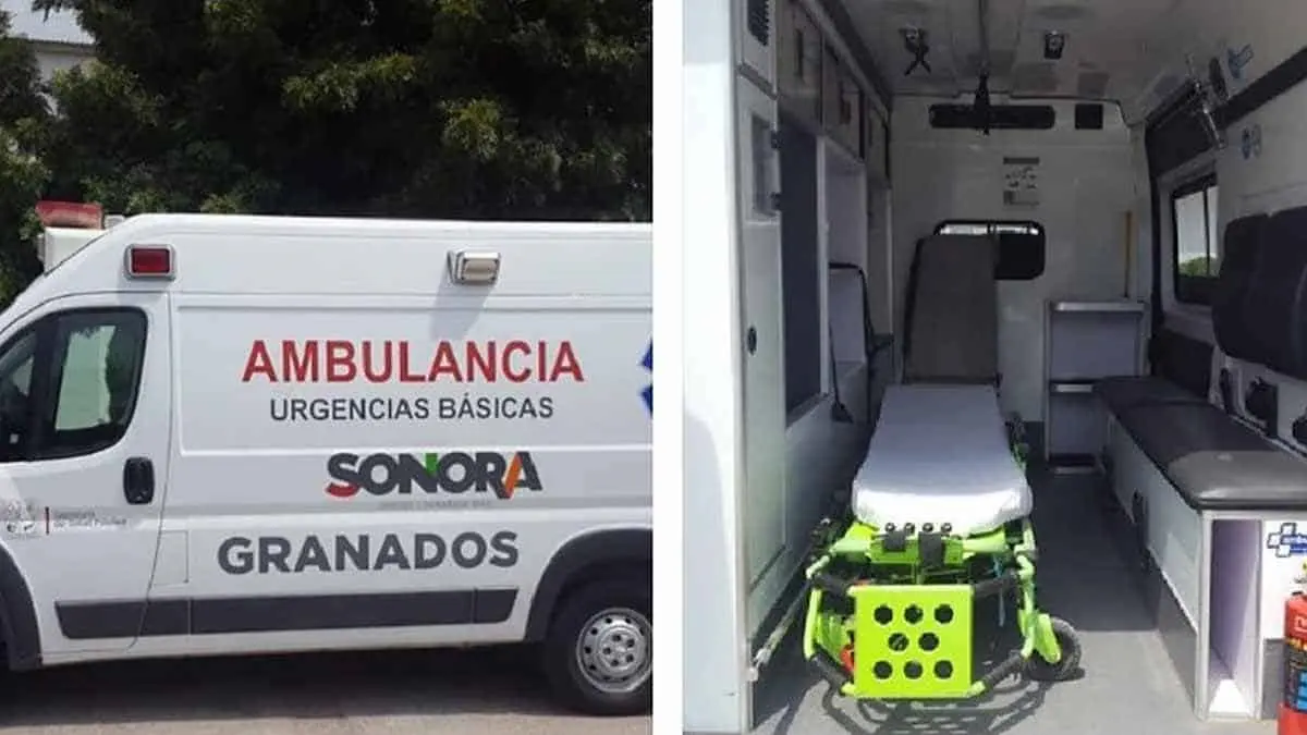 ¡Al fin!: llega ambulancia a Granados