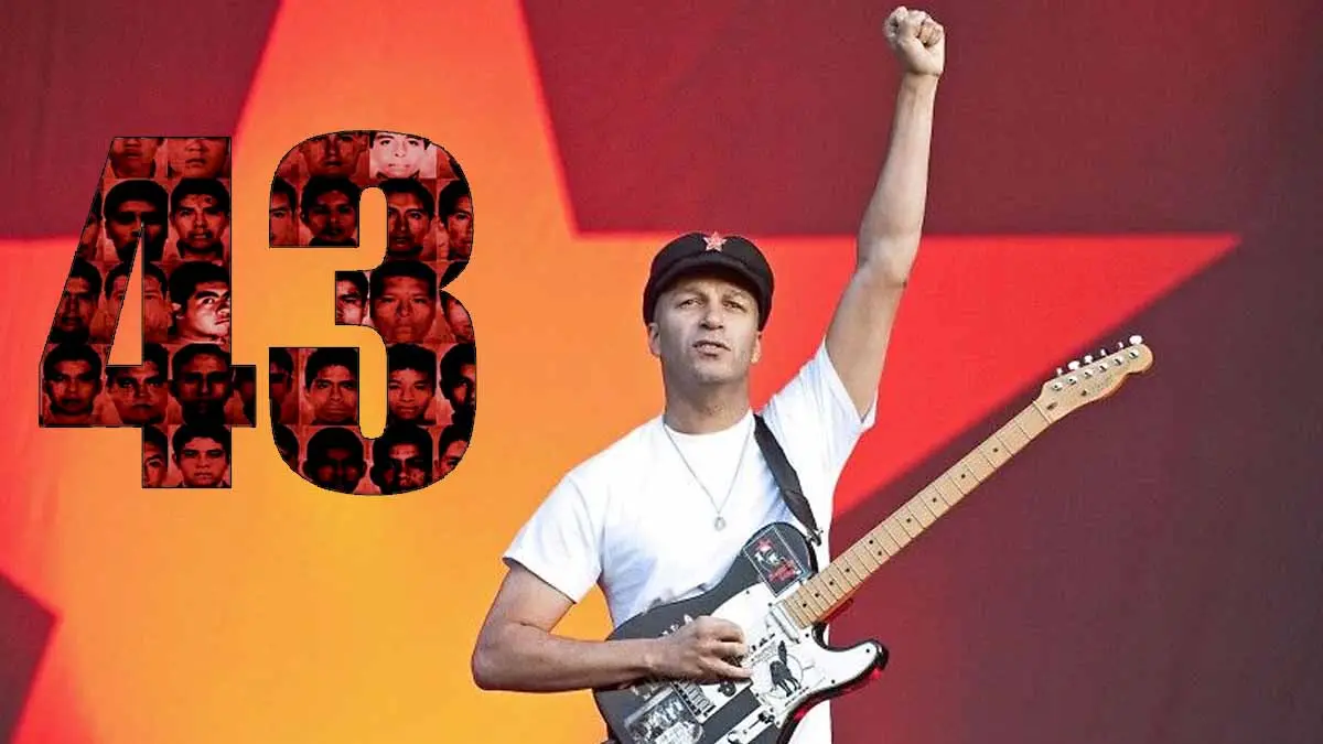 Tom Morello compone Lightning Over Mexico en memoria los 43 de Ayotzinapa