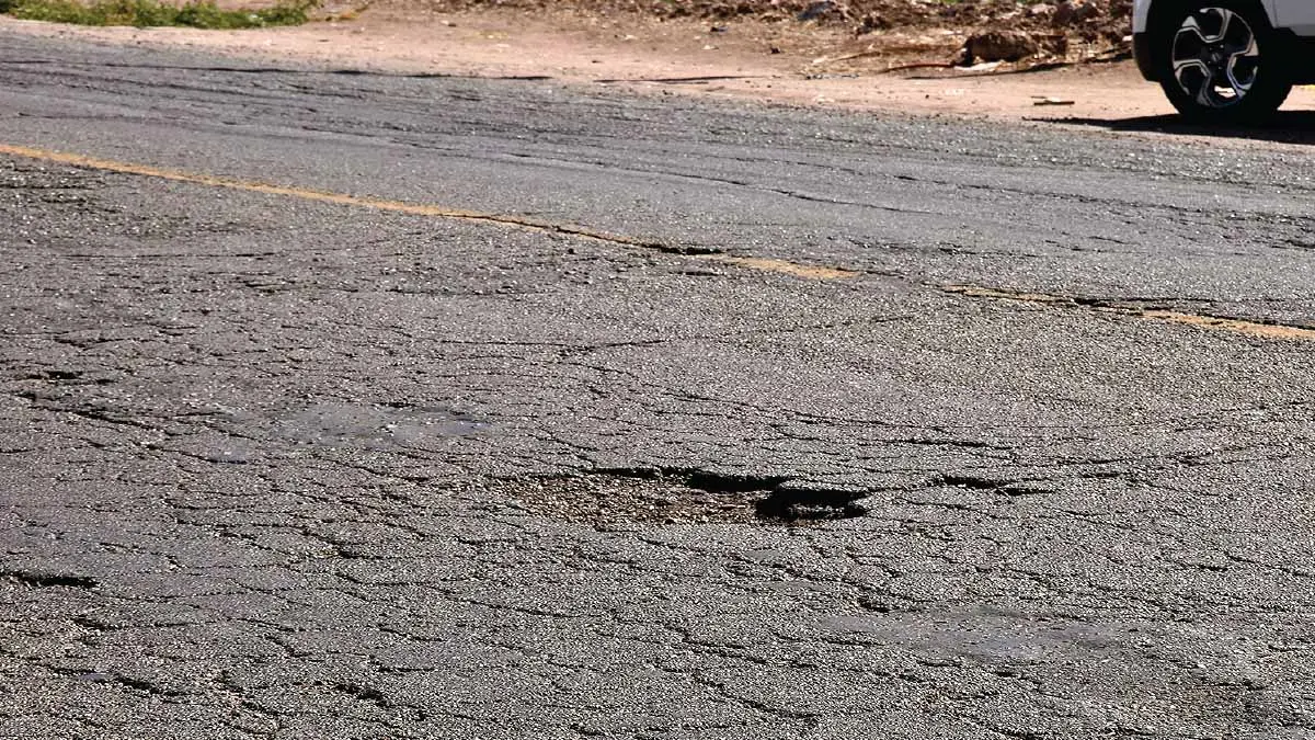 Un riesgo caminos vecinales