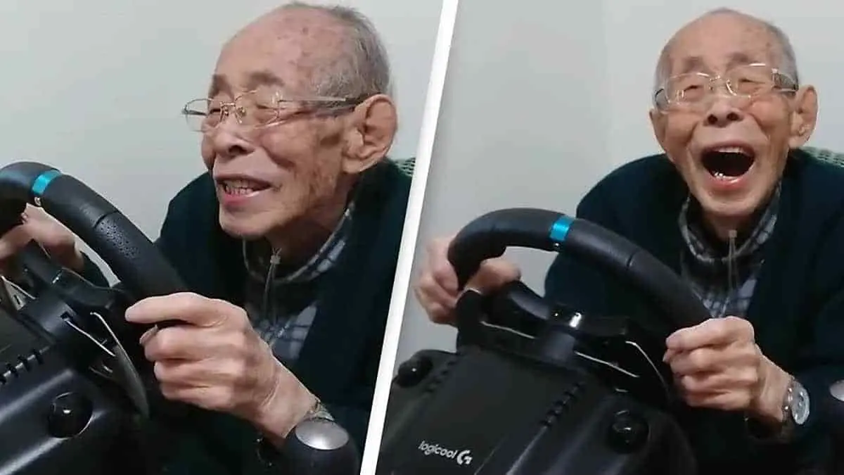 Video. Abuelito de 93 años se convierte en exitoso gamer tras jubilarse