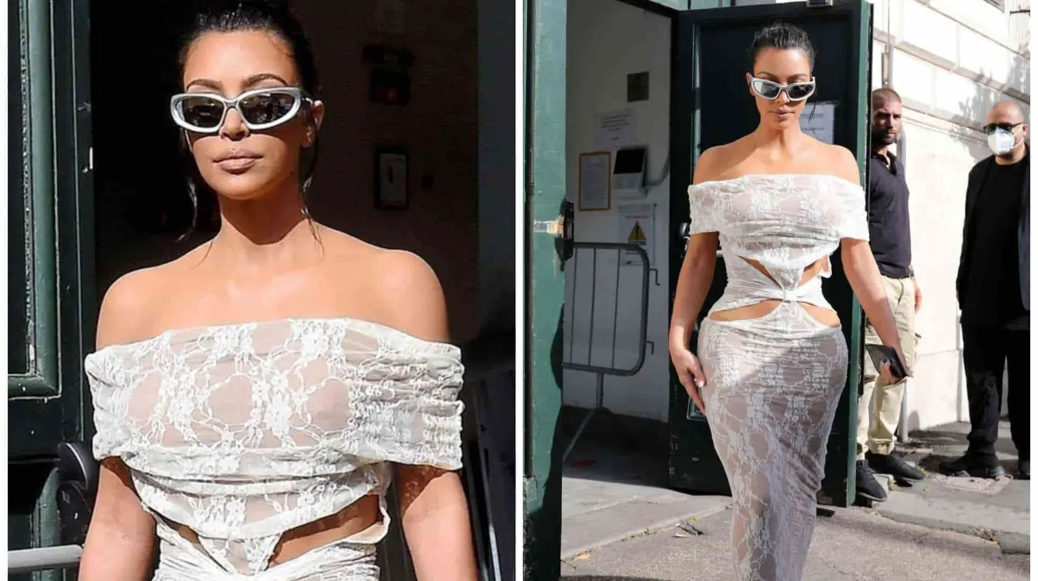 Kim Kardashian causa polémica con atrevido vestido en el Vaticano