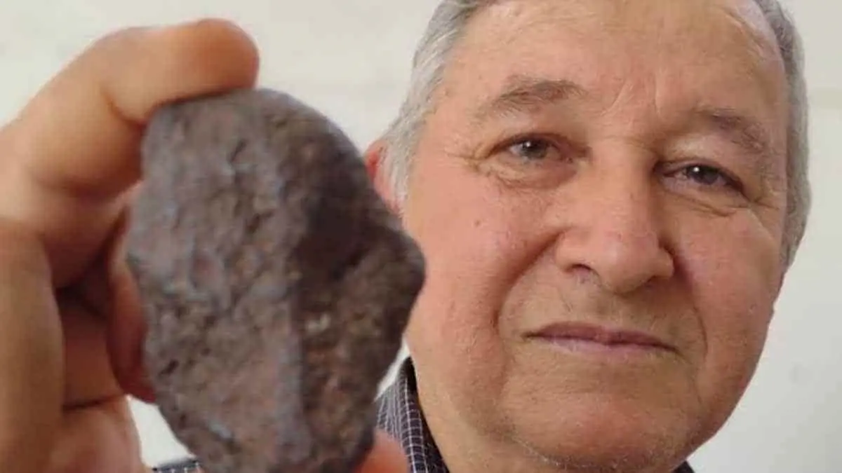 Colecciona piedras raras y hasta un trozo de meteorito