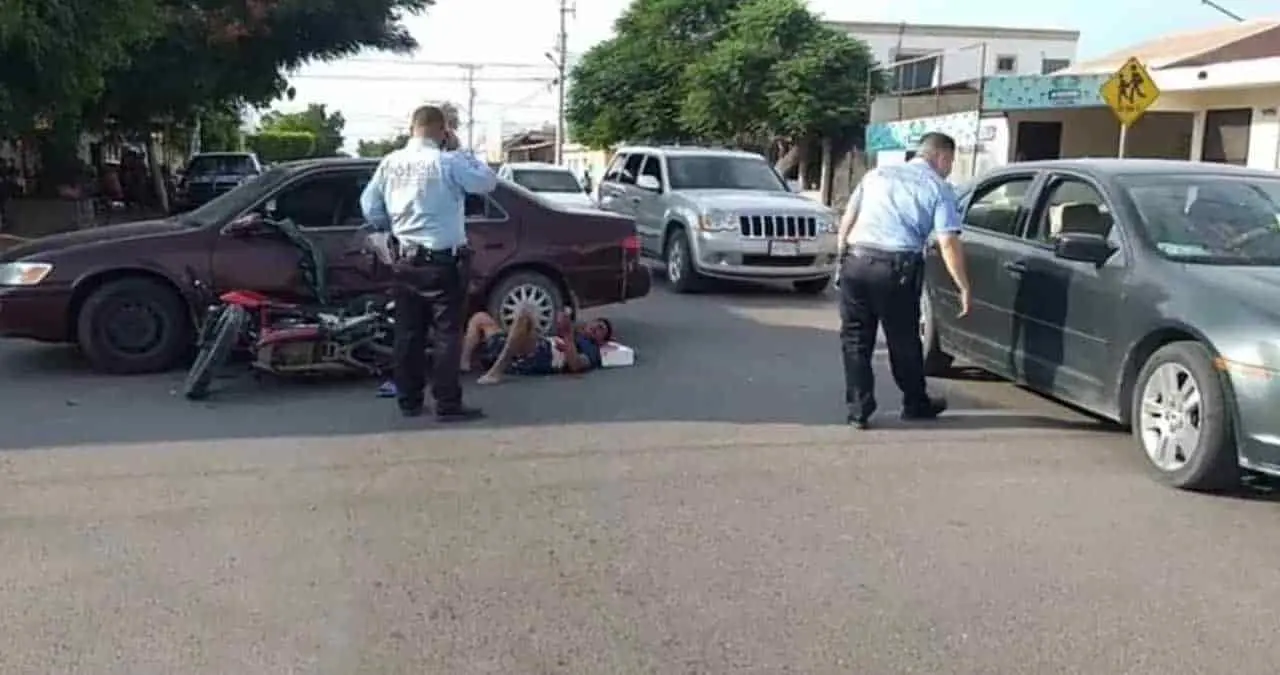 Choque en la colonia México deja un herido