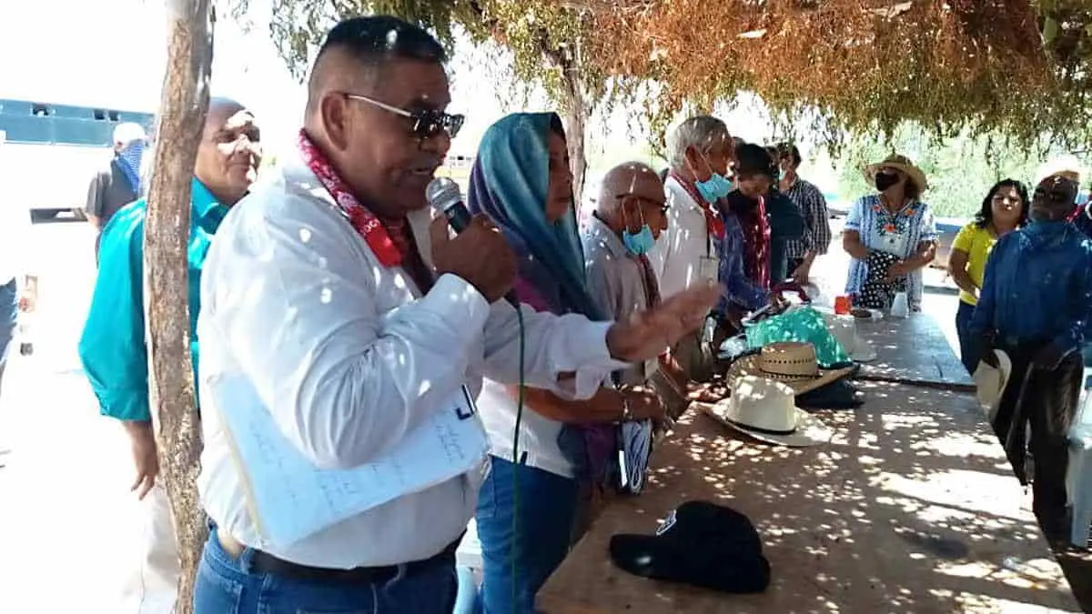 Mayos exigen derechos de agua