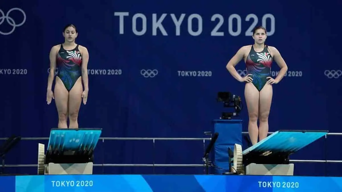 Pareja mexicana de clavados femenil queda fuera de las medallas