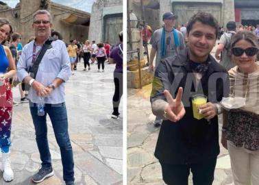 Familia de Hermosillo se topa a Christian Nodal y Belinda