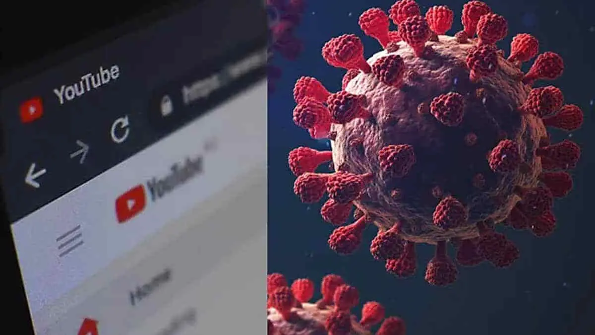 YouTube borra un millón de videos con datos peligrosos sobre la pandemia