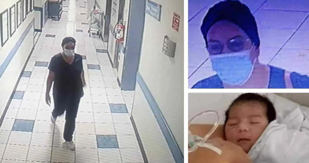 Tratan de localizar a falsa enfermera que roba a recién nacida