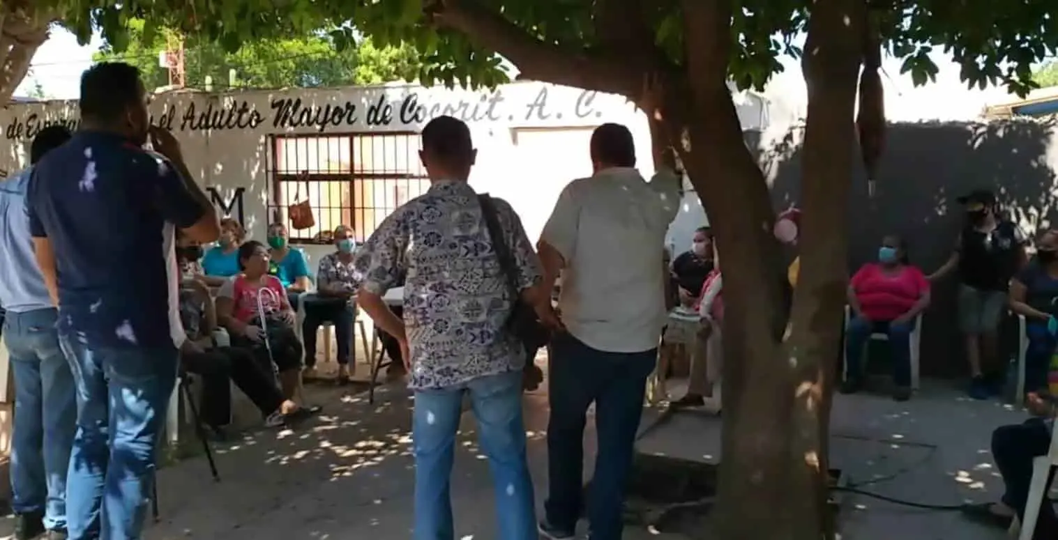 Abuelos de Cócorit denuncian irregularidad por parte del Ayuntamiento de Cajeme