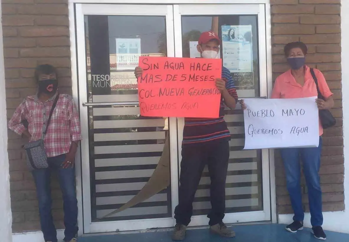 Buscarán amparo por falta de agua