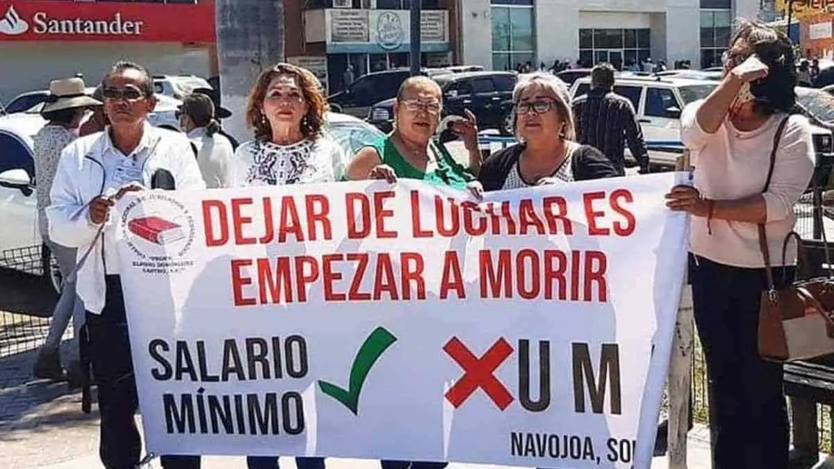 Jubilados retoman lucha por una pensión digna