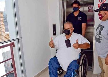 Inauguran polémica obra del elevador en Palacio Municipal de Navojoa