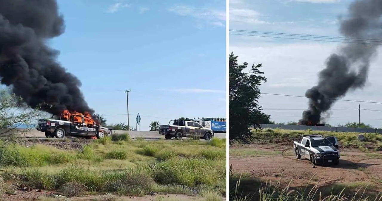 Estatales enfrentan a presuntos criminales en Pitiquito