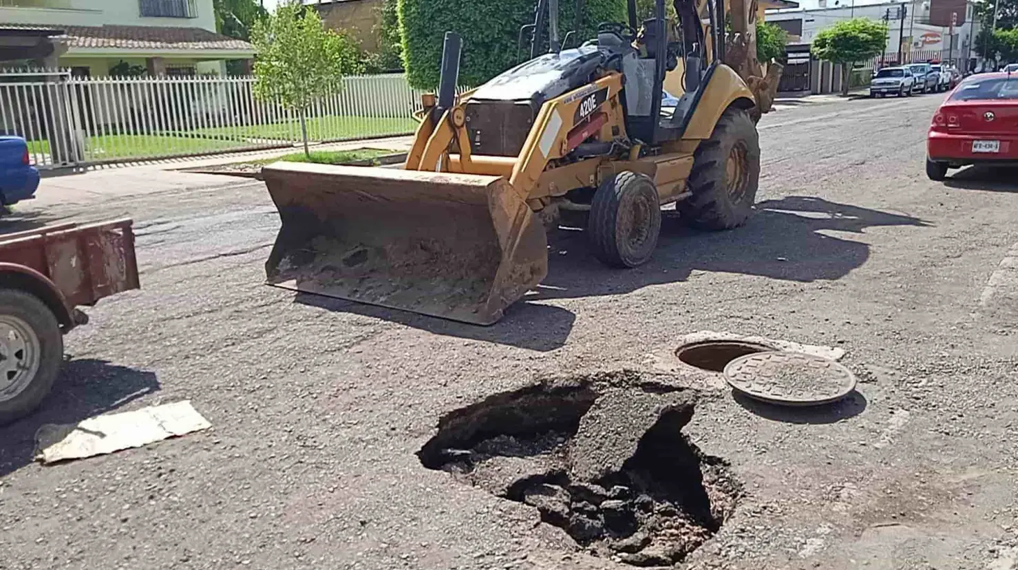 El hundimiento fue reportado la mañana de este lunes al Oomapasc