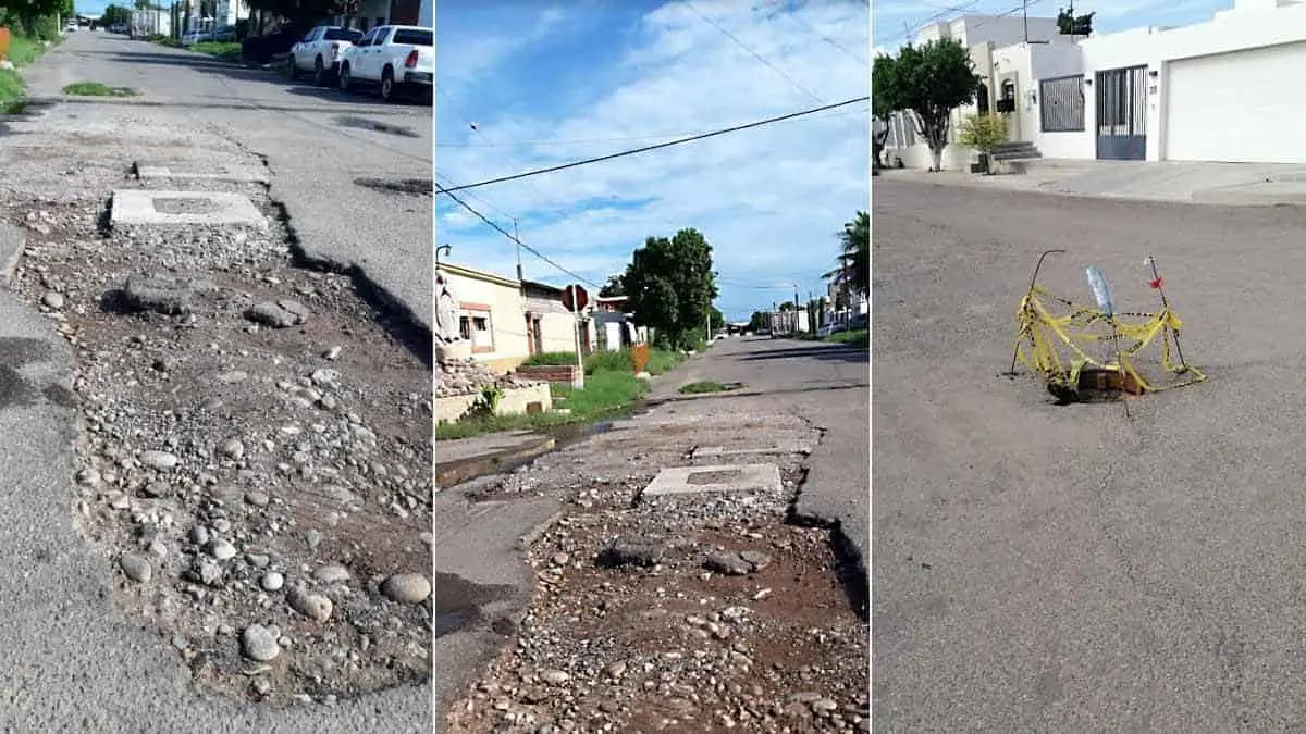 Las calles de Navojoa son un caos
