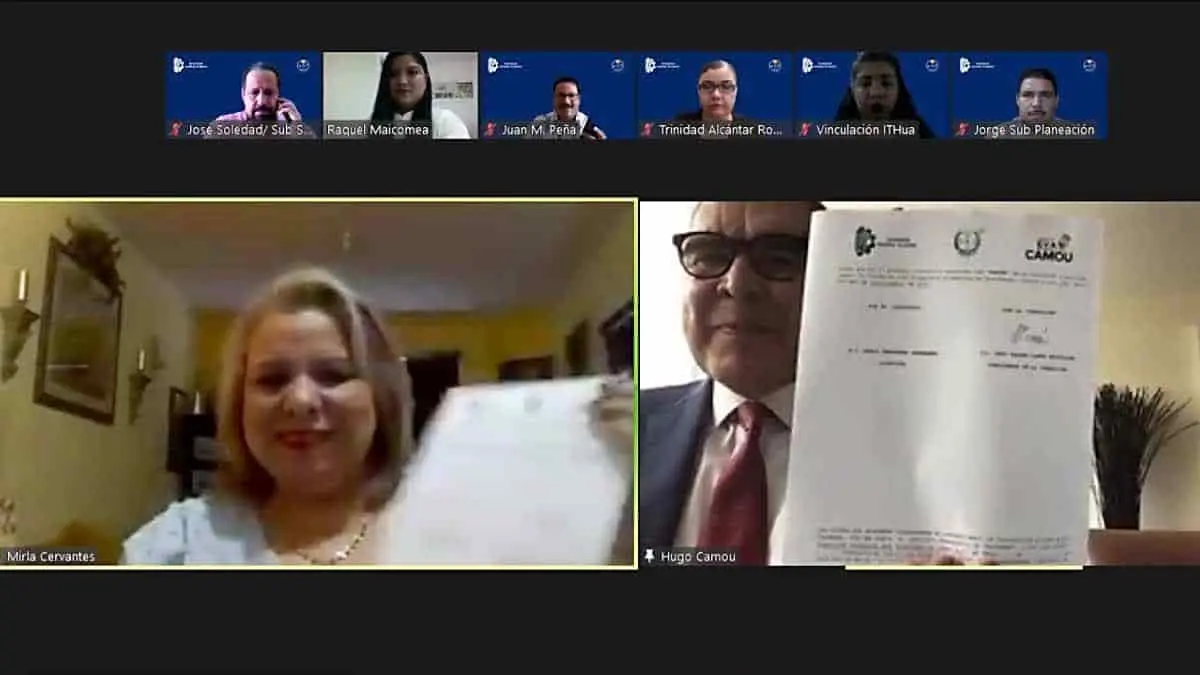 Fundación Eva de Camou y Tecnológico de Huatabampo renuevan convenio