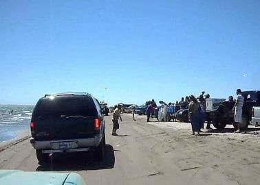 "Ni un solo auto por la orilla de la playa"