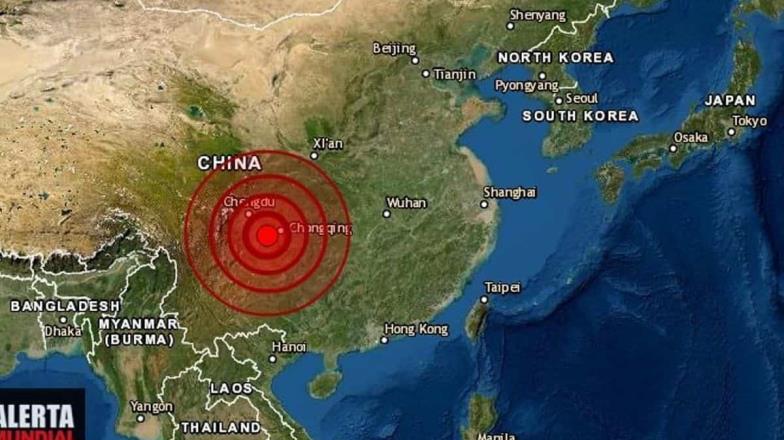 Terremoto de magnitud 5,4 sacude Sichuan, China