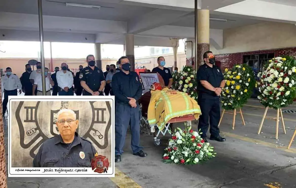Rinden homenaje póstumo al bombero Jesús Bojórquez