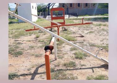 Descuidado el parque