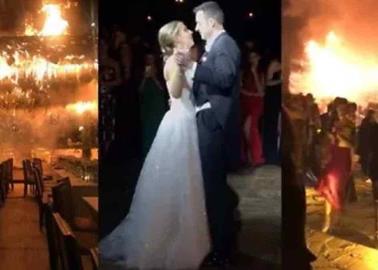 VIDEO. De verdad que el día de su boda fue inolvidable