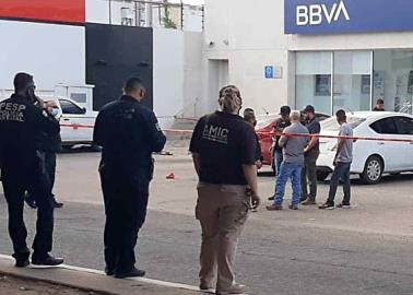 Hombre resulta herido tras un intento de asalto bancario