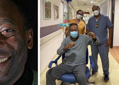 Pelé es dado de alta tras casi un mes hospitalizado Pelé es dado de alta tras casi un mes hospitalizado