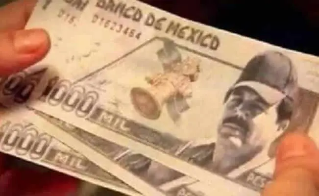 Circula billetes de mil pesos con cara de El Mayo Zambada