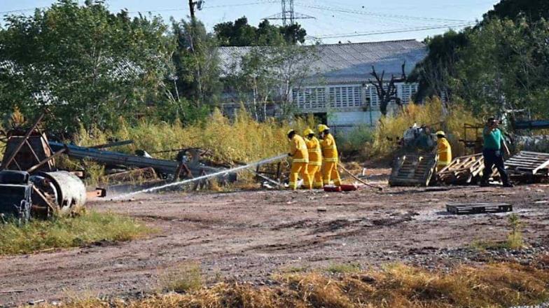 Realizan simulacro de incendio en Aceites del Mayo