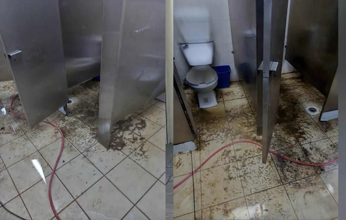 Urgente rehabilitación de baños en escuela primaria