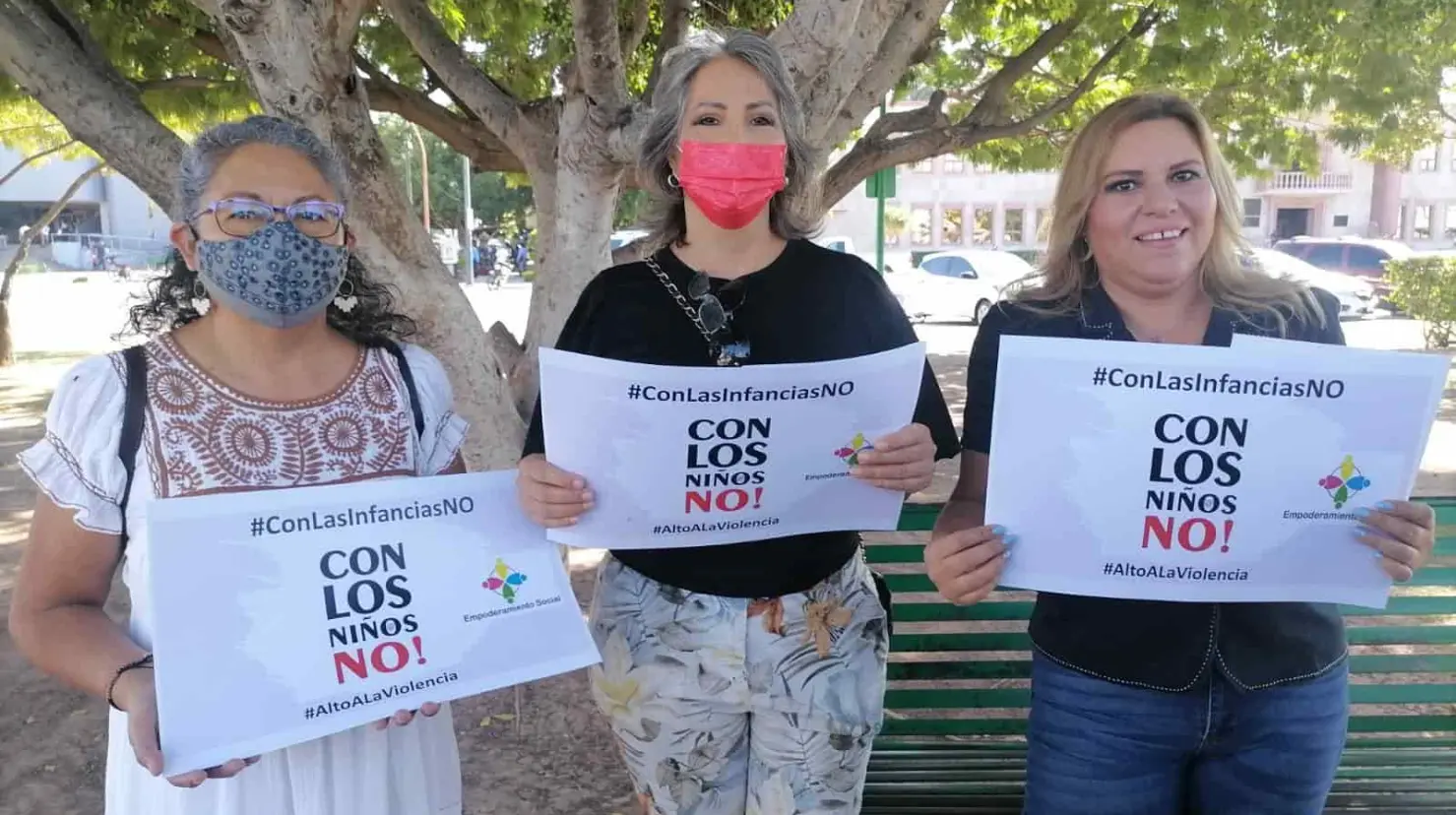 ¡Con los niños no!, dicen tras asesinato de un menor en Cajeme