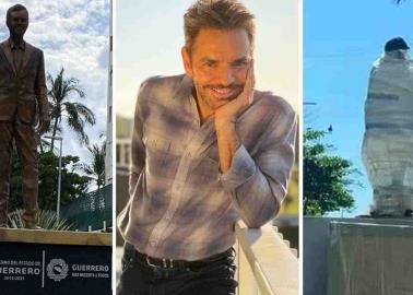 ¡Fue horrible!: quitan estatua de Eugenio Derbez en Acapulco