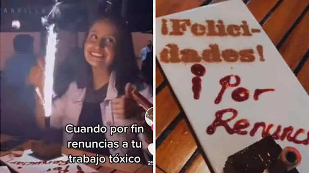 VIDEO: Pone fin a su tóxico trabajo y lo celebra en familia