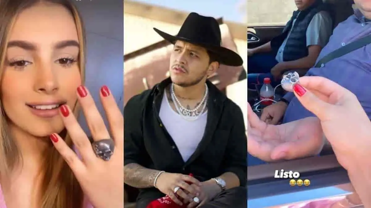 VIDEO. Reina de belleza "roba" anillo que Belinda regaló a Nodal
