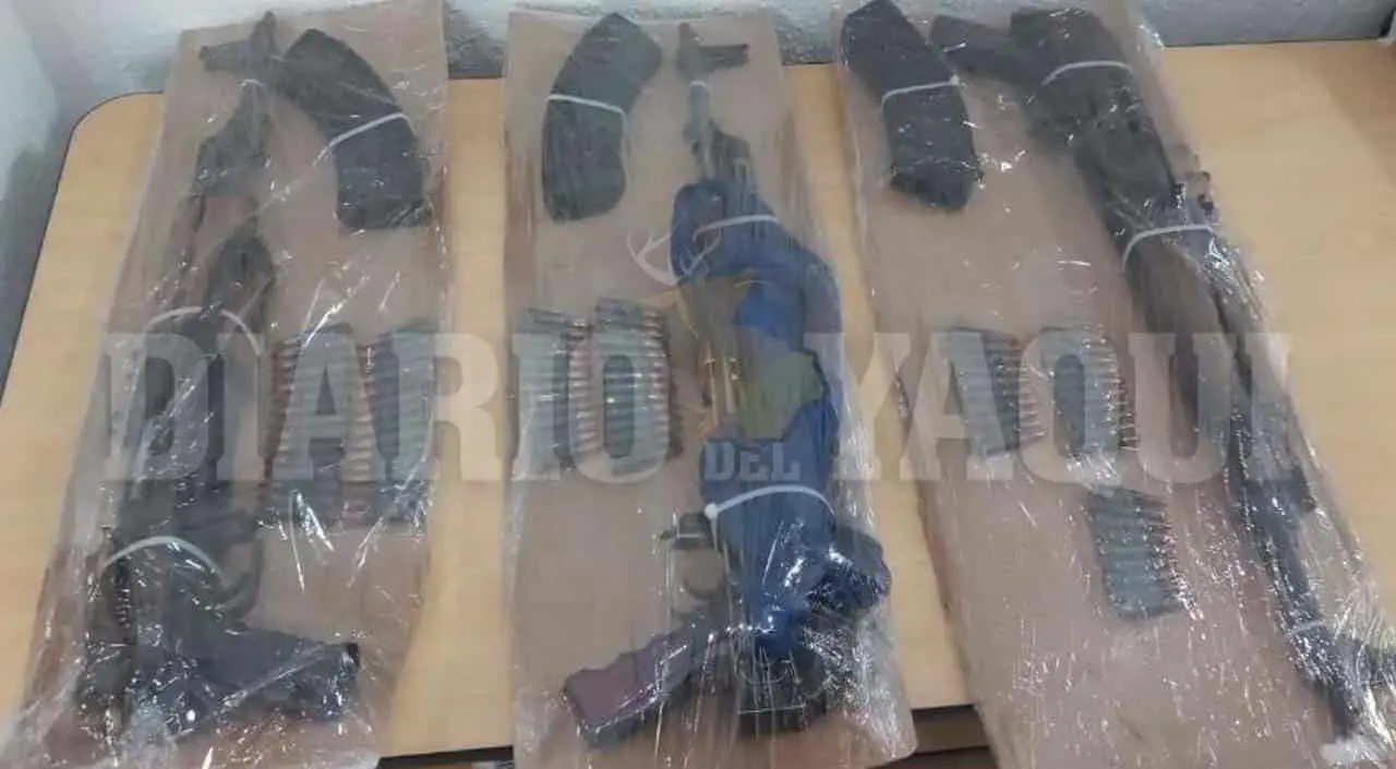 Aseguran arsenal tras enfrentamiento en SIRM 