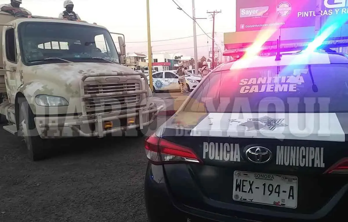 En 3 horas se registran cuatro ataques armados en Ciudad Obregón