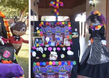 Con catrinas y altares conmemoran Día de Muertos en Cócorit