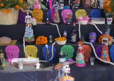 Colocan ofrenda a Edgar Guzmán, hijo mayor de El Chapo Guzmán