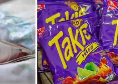 La triste historia del bebé que falleció por comer Takis Fuego