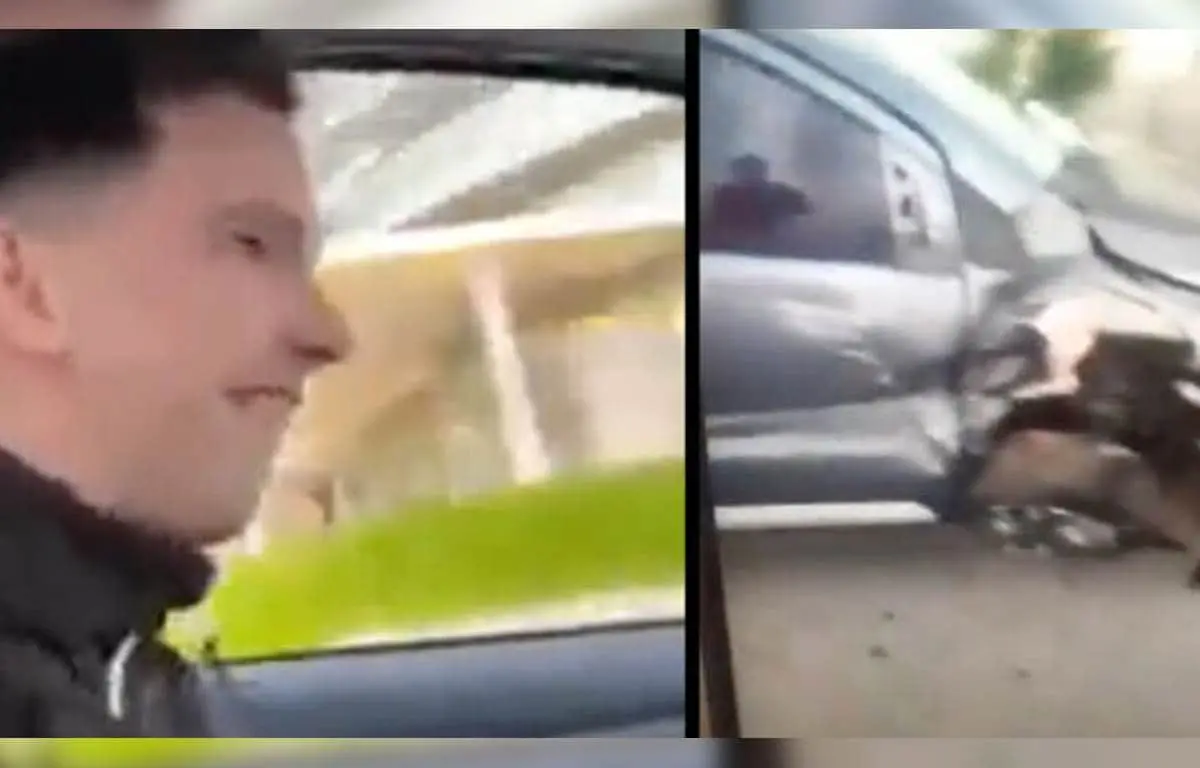 Video.- Si nos morimos, nos morimos, Jóvenes graban su choque
