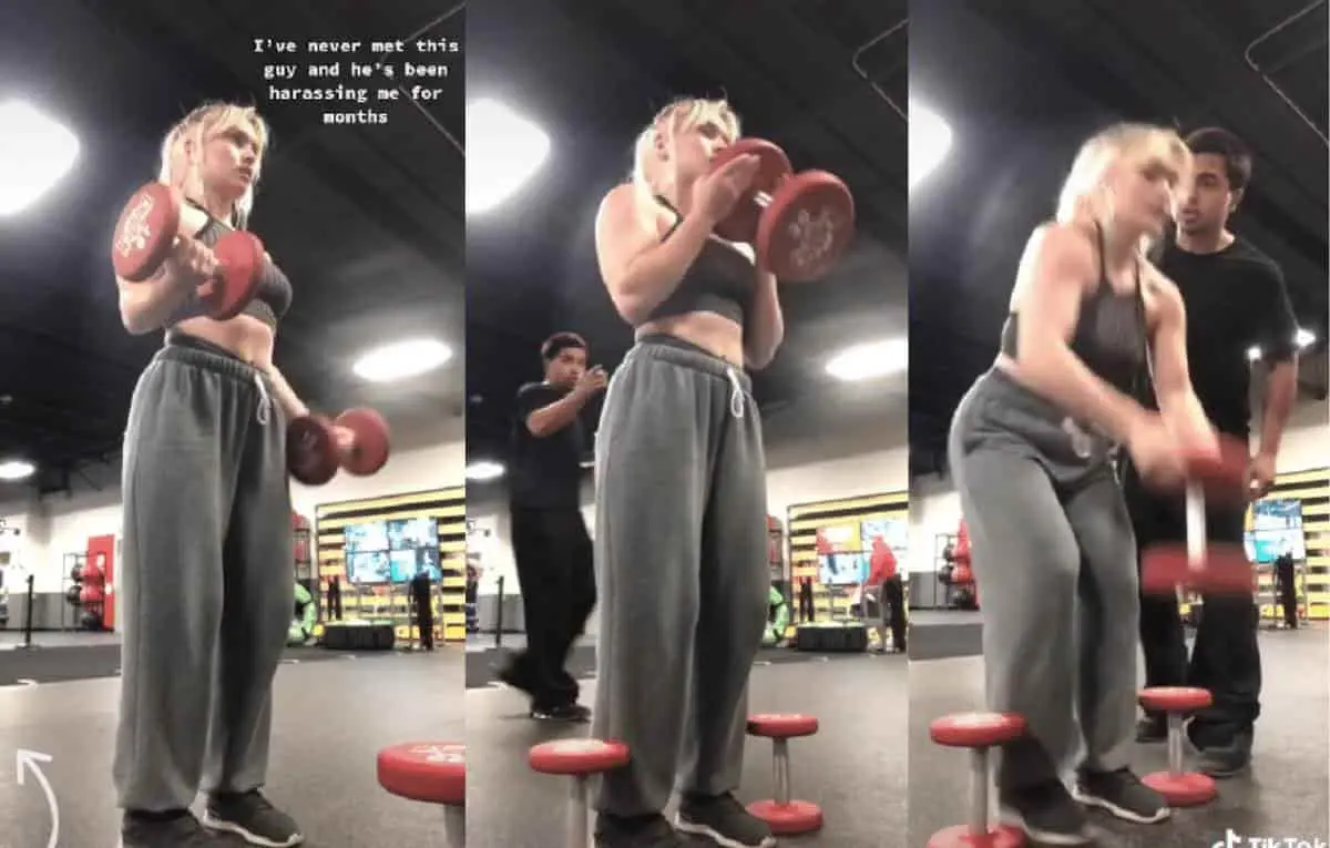 Hombre acosa a mujer en gimnasio y lo exhiben en TikTok