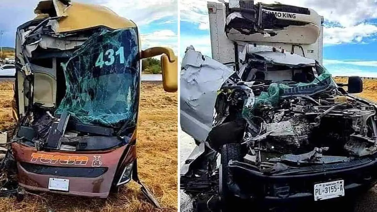 Choque en carretera Hermosillo-Santa Ana