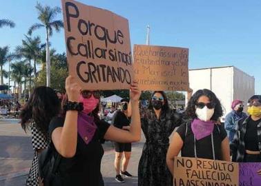 Feministas se manifiestan por asesinato de Marisol Cuadras