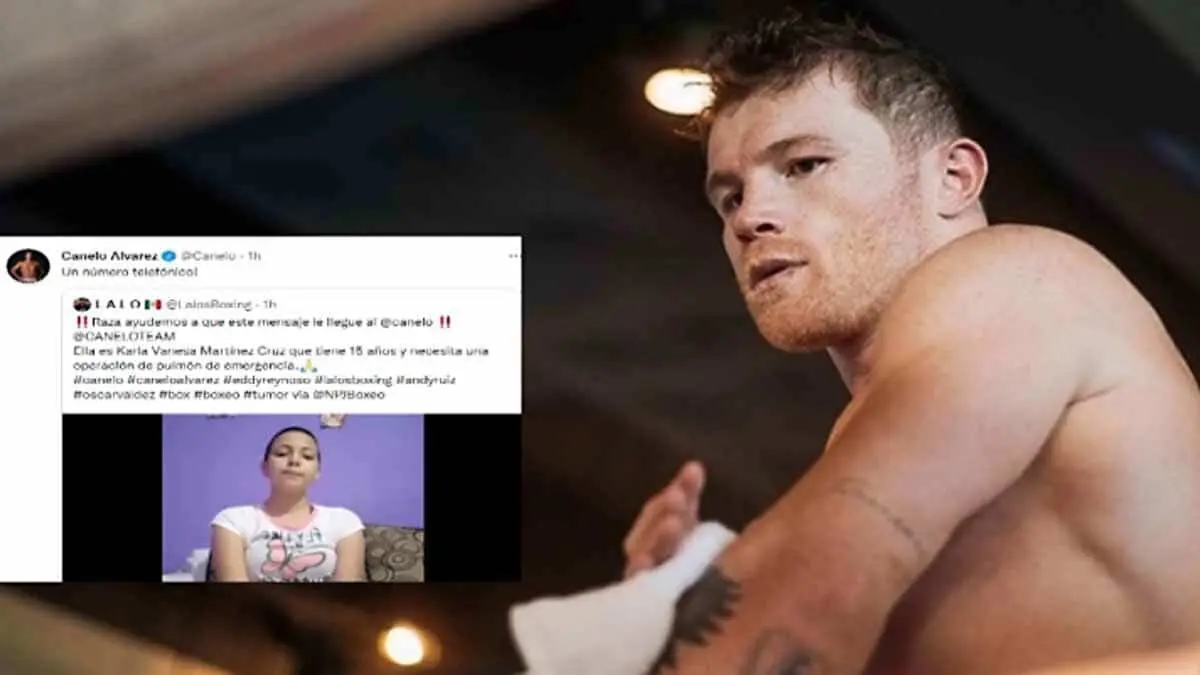 VIDEO: Adolescente recibe ayuda de Canelo para ser operada